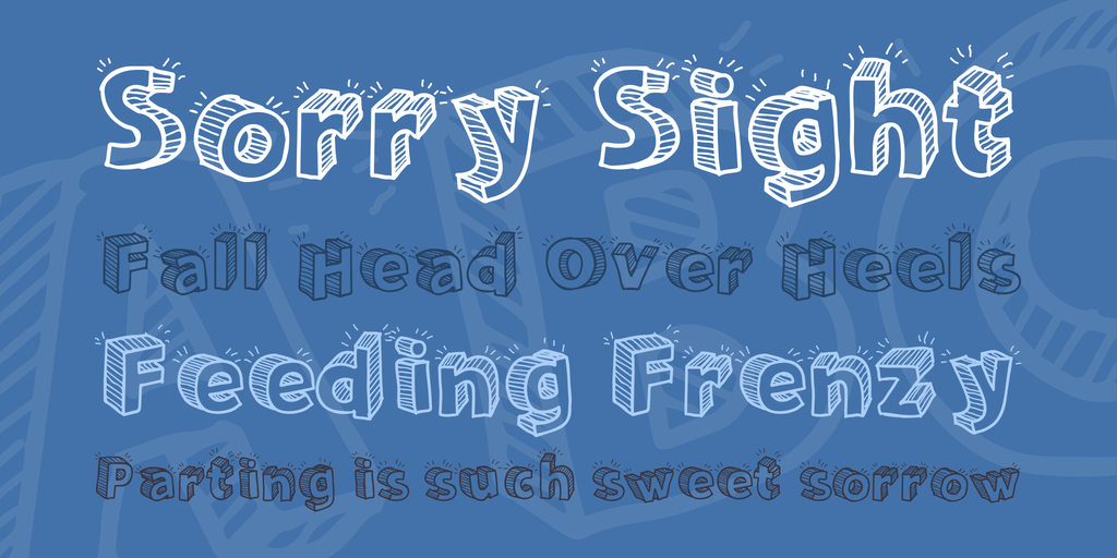 1024x512 Sketch 3d Font 1001 Fonts - Fonts For Sketch