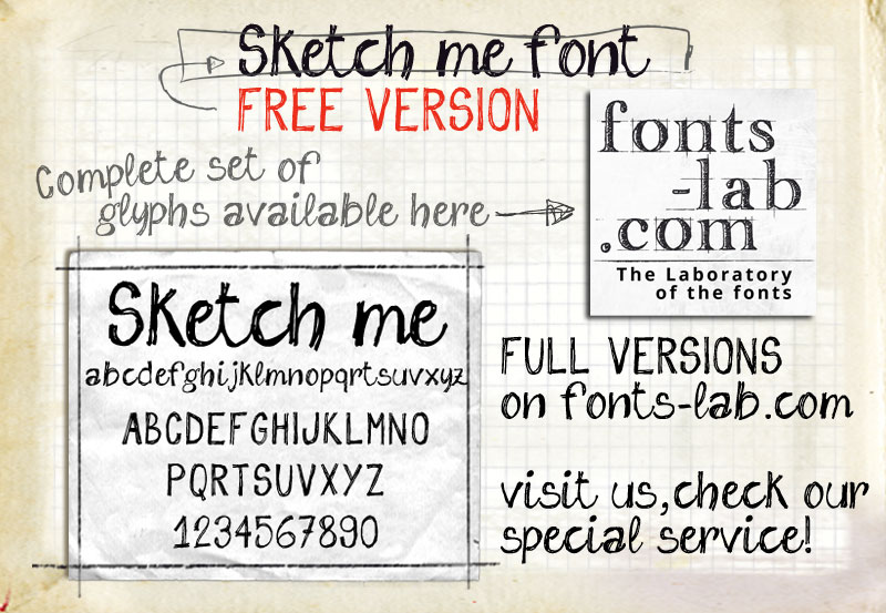 800x553 Sketch Me Font - Fonts For Sketch