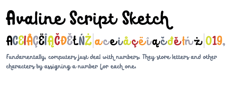 770x280 Avaline Script Sketch - Fonts For Sketch