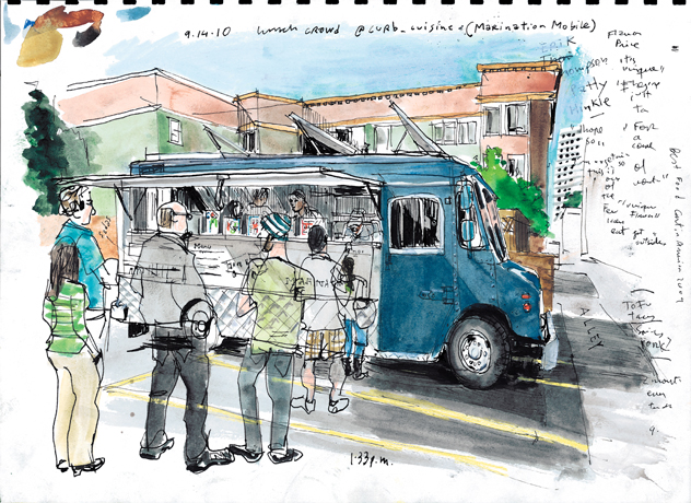 632x460 Small Food Business Starting A Food Truck Part 4 Steal My Idea - Food Truck Sketch