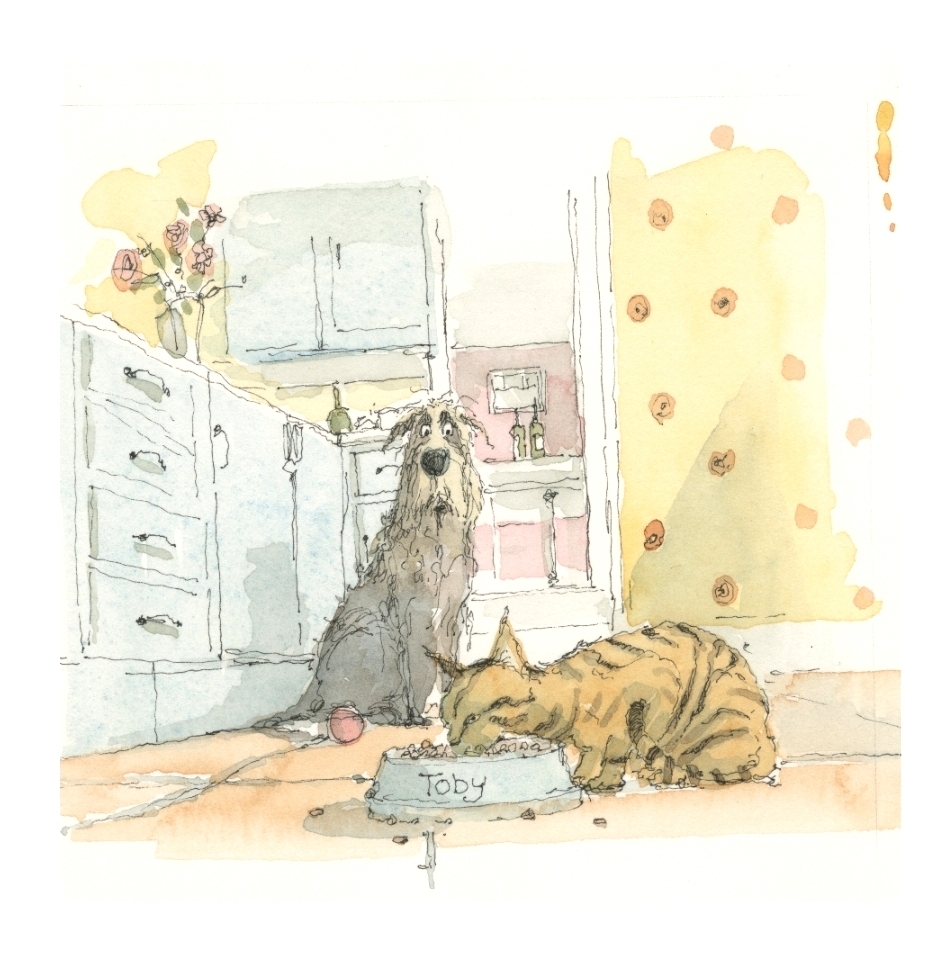 947x960 Food Chain Art Print By Stephen Hanson - Food Web Sketch