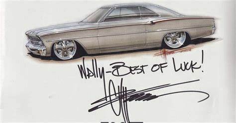 474x248 Chip Foose Marker Drawings. Chip Foose Art Supplies Tools - Foose Sketches