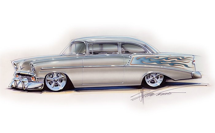 700x435 Overhaulin Cars Chip Foose Drawings - Foose Sketches