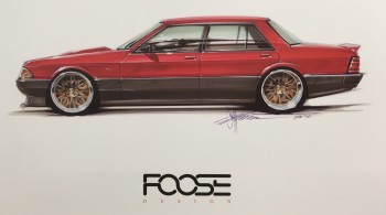 350x195 Chip Foose Talks Aussie Cars And Our Love Of The Four Door Sedan - Foose Sketches