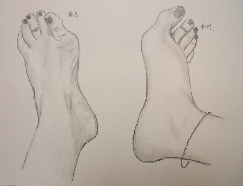 500x382 Foot A Day Sketch Thread - Foot Sketch
