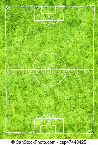 Football Field Sketch at PaintingValley.com | Explore collection of ...