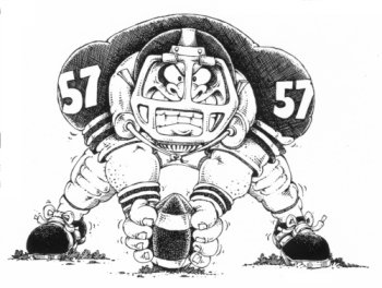 350x264 Football Game - Football Game Sketch