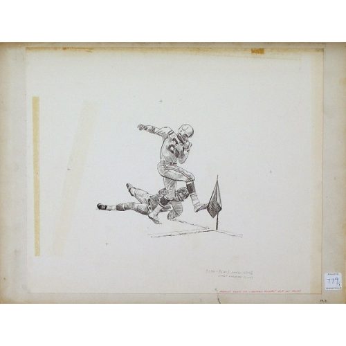 500x500 Sports Illustrated - Football Game Sketch