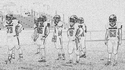 432x243 Warriors Crush Tygarts Valley, 44 6 The Pocahontas Times - Football Game Sketch