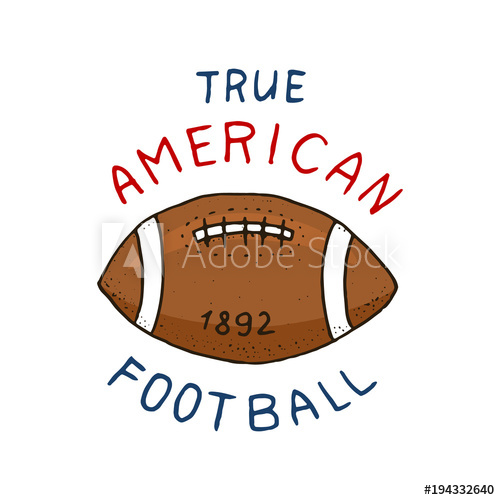 500x500 Native American Football. Game And Sport. College Play. Old Orange - Football Game Sketch