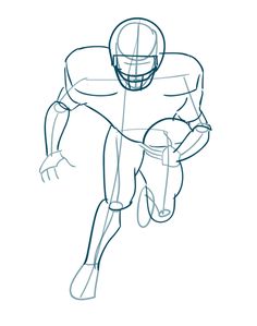 236x299 How To Draw A Football Player Sketchbook Challenge 47 Drew - Football Player Sketch