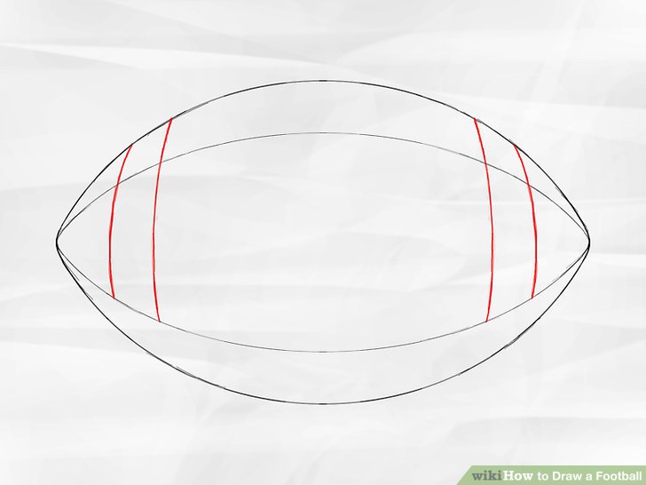 728x546 How To Draw A Football 13 Steps (With Pictures) - Football Sketch