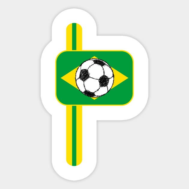 630x630 Brazil Flag Football Sketch - Football Sketch