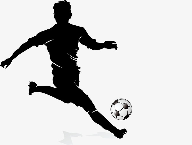 650x491 Football Player Silhouette, Soccer Player, Football, Sketch Png - Football Sketch Image