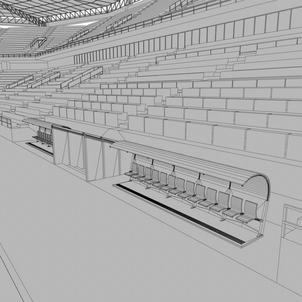 Football Stadium Sketch at PaintingValley.com | Explore collection of ...