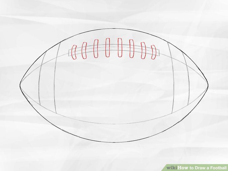 728x546 How To Draw A Football 13 Steps (With Pictures) - Football Stadium Sketch