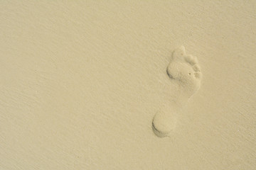 360x240 Footprint On The Sand - Footprints In The Sand Sketch