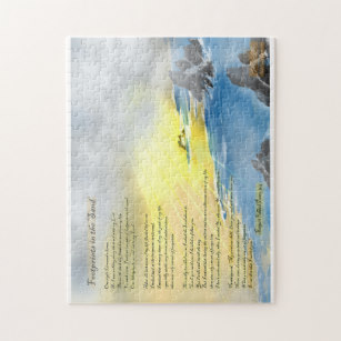 307x307 Footprints In The Sand Jigsaw Puzzles Zazzle - Footprints In The Sand Sketch