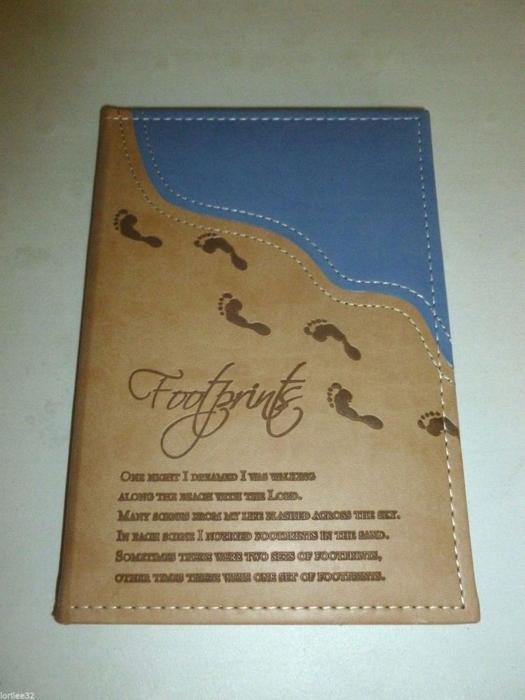 750x1000 Markings Tan Amp Blue Faux Leather Inspirational Foot Prints In The - Footprints In The Sand Sketch