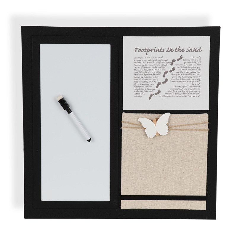 800x800 Memo Board Footprints In The Sand - Footprints In The Sand Sketch