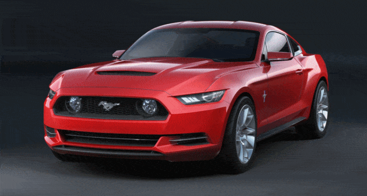 750x400 Concept To Reality 2015 Ford Mustang Sketches That Led To - Ford Mustang Sketch