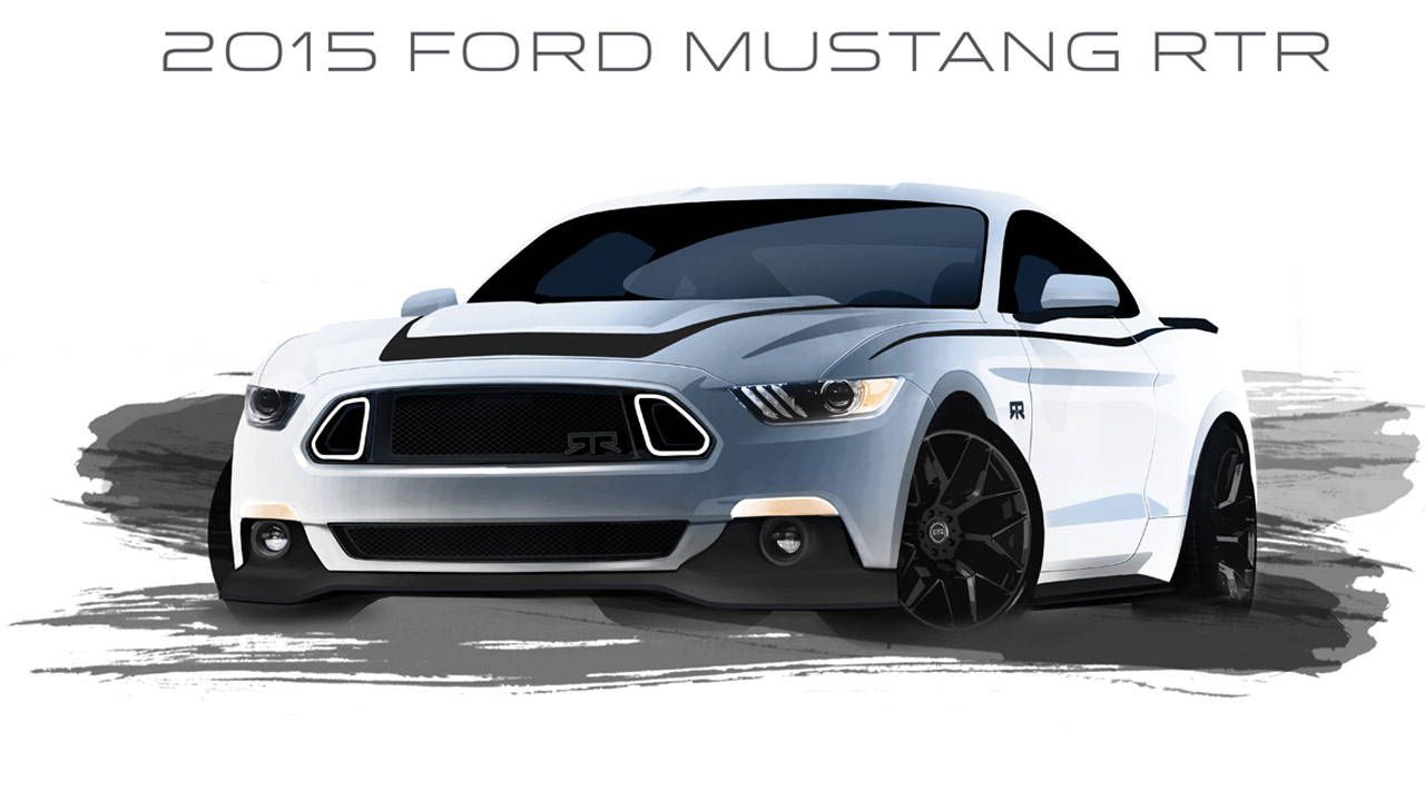 1280x720 2015 Ford Mustang Rtr - Ford Mustang Sketch