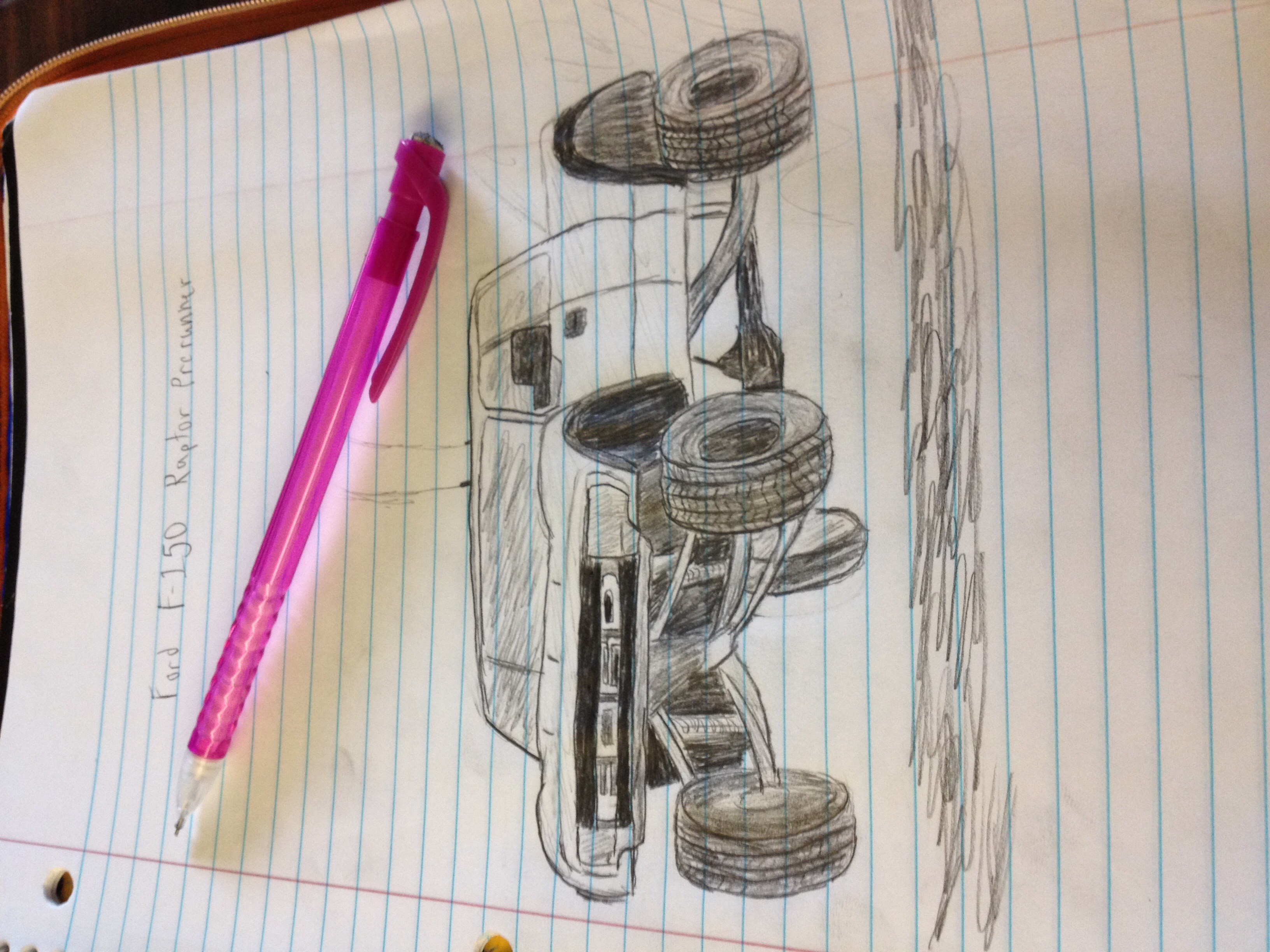 3264x2448 Ford Raptor Pre Runner Drawing - Ford Raptor Sketch