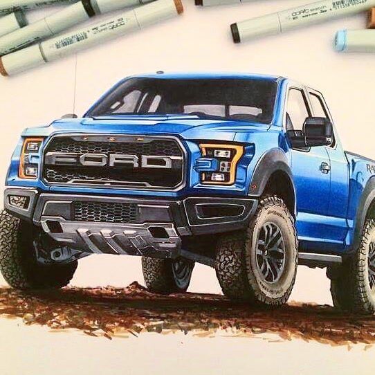 542x542 Ford - Ford Raptor Sketch