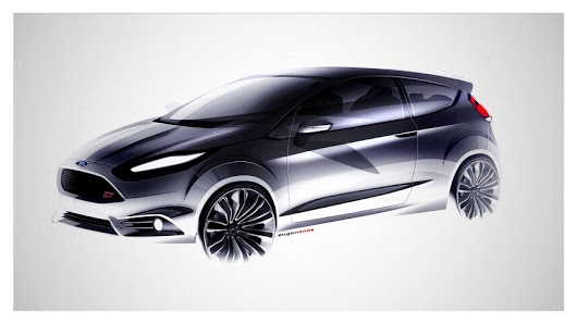 530x298 Ford Fiesta St Design Sketch. Like It Want To See The Real Thing - Ford Sketch