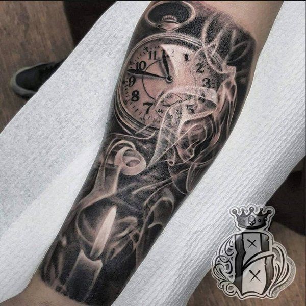 600x600 100 Awesome Watch Tattoo Designs Tattoos Tattoos - Forearm Tattoo Sketches