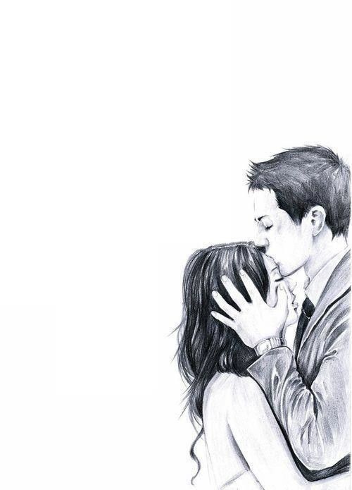 500x695 Kisses On The Forehead ~love~ Drawings, Art And - Forehead Kiss Sketch