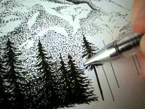 480x360 Tattoo Sketch By Olii Lis - Forest Tattoo Sketch