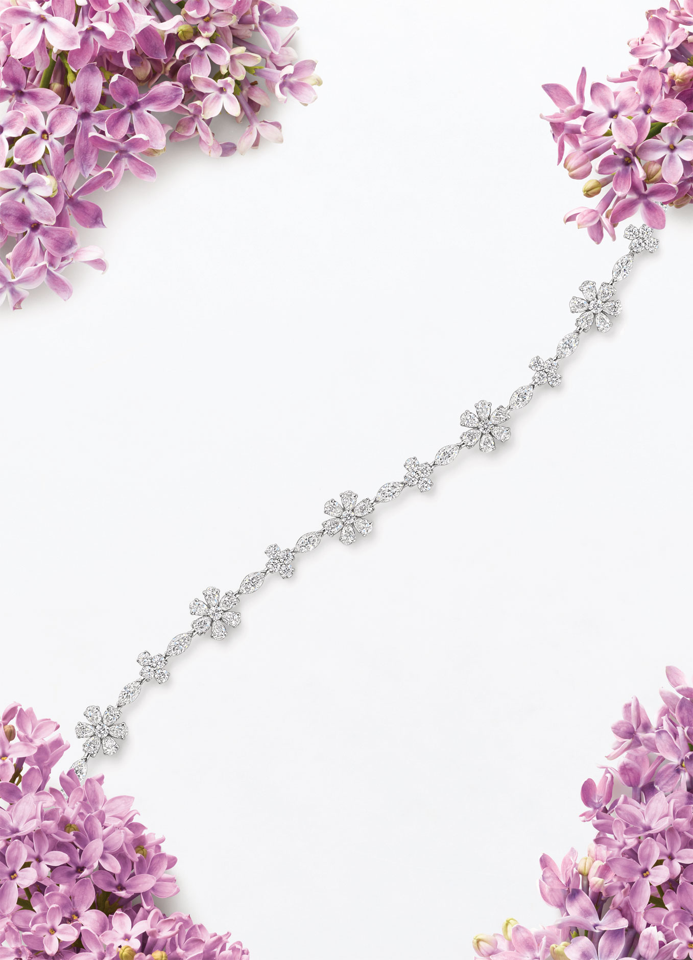 1357x1880 Forget Me Not By Harry Winston Departures Magazine - Forget Me Not Flower Sketch