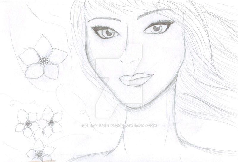 800x546 Forget Me Not - Forget Me Not Sketch