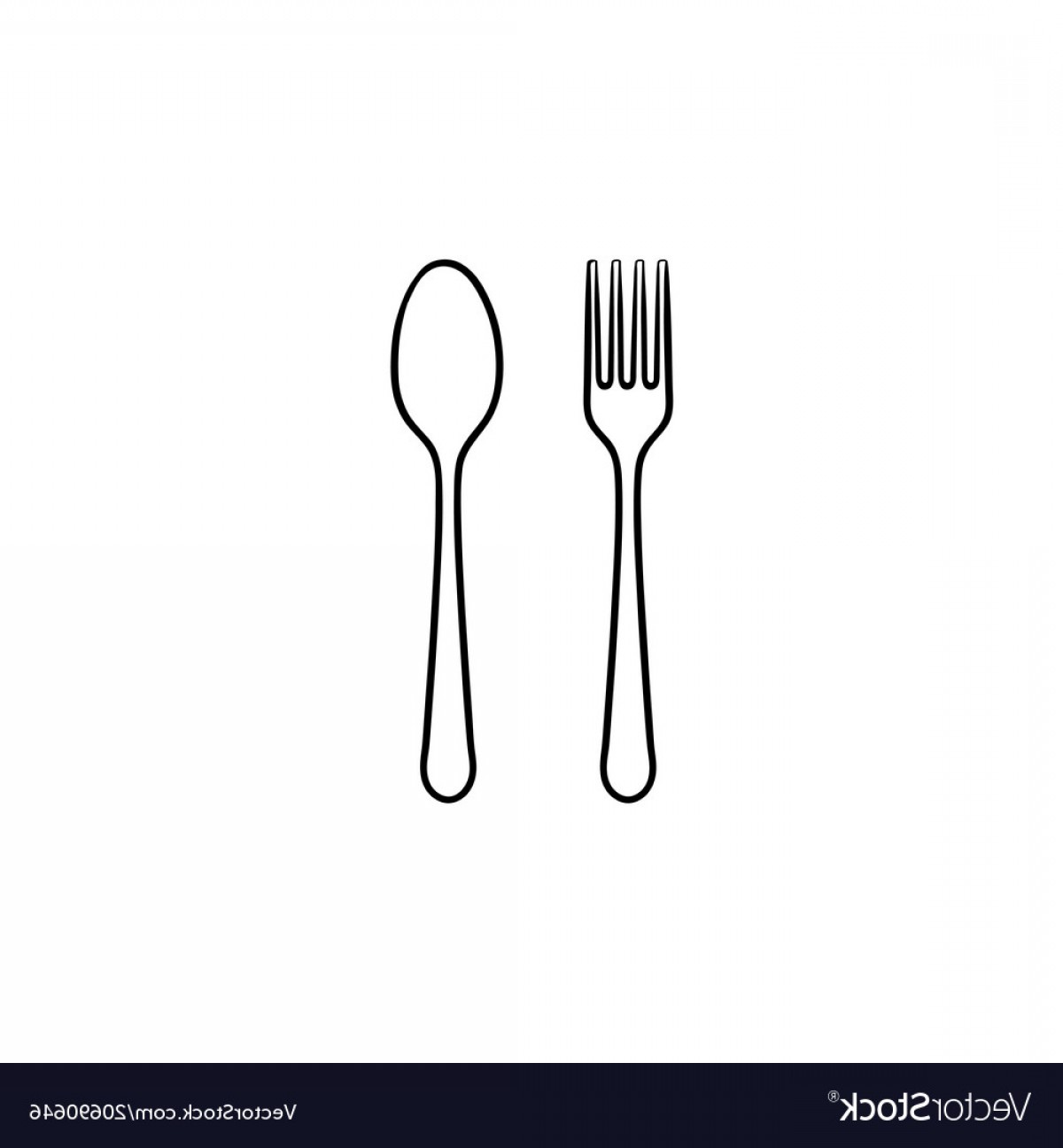 1200x1296 Fork And Spoon Hand Drawn Sketch Icon Vector Geekchicpro - Fork And Spoon Sketch