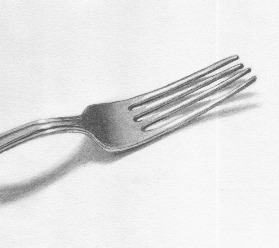 900x800 Fork Sketch By ~deranged07 Gtdrawing Pen Amp Ink - Fork Sketch