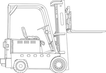346x240 Search Photos Forklift - Forklift Sketch
