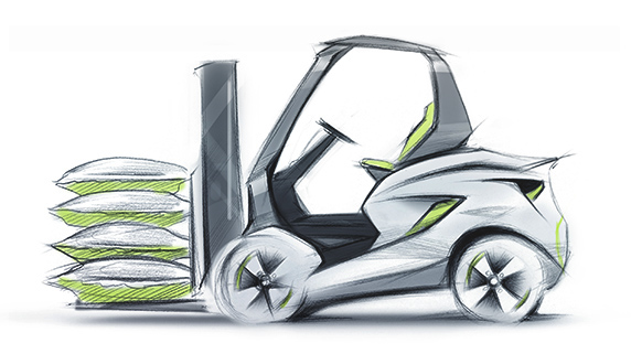 572x321 Toyota Forklift - Forklift Sketch