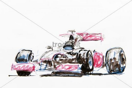 Formula 1 Sketch at PaintingValley.com | Explore collection of Formula ...