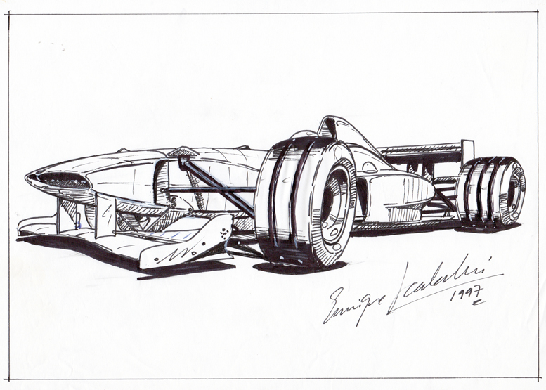 Formula 1 Sketch at PaintingValley.com | Explore ...