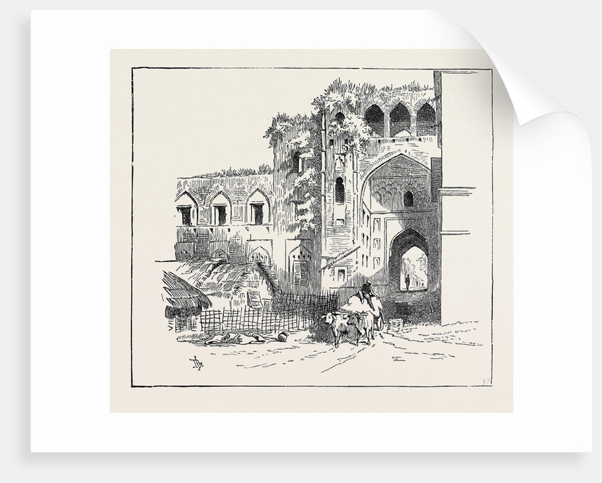 850x682 Sketches Of Ancient Buildings - Fort Sketch