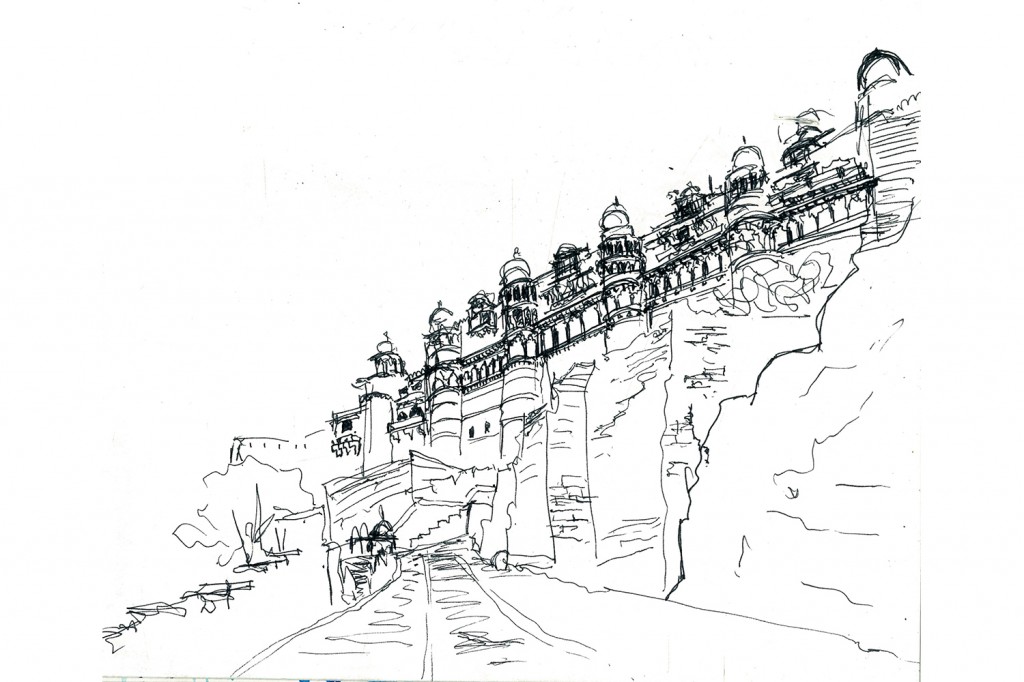 1024x682 The Magnificent Forts Of Madhya Pradesh Cept Portfolio - Fort Sketch