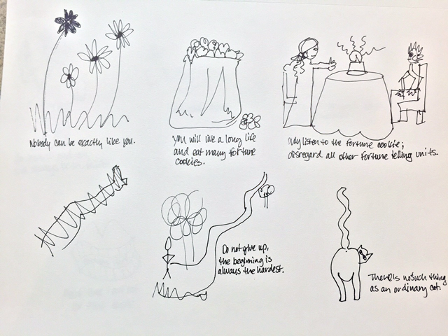 640x480 Fortune Cookie Sketches On Behance - Fortune Cookie Sketch