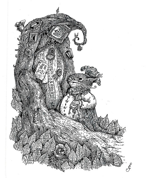 520x625 Suggestions For A Good Fountain Pen For Drawing - Fountain Pen Sketching