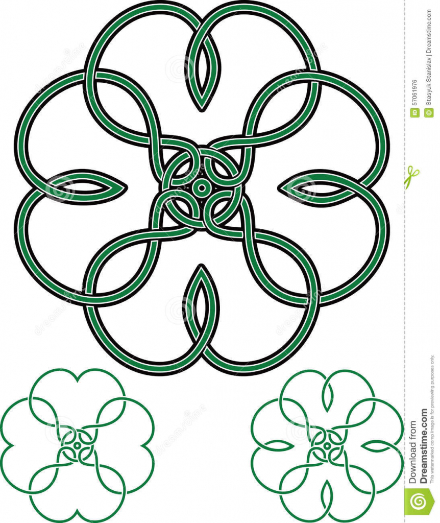862x1024 Four Leaf Clover Drawing - Four Leaf Clover Sketch