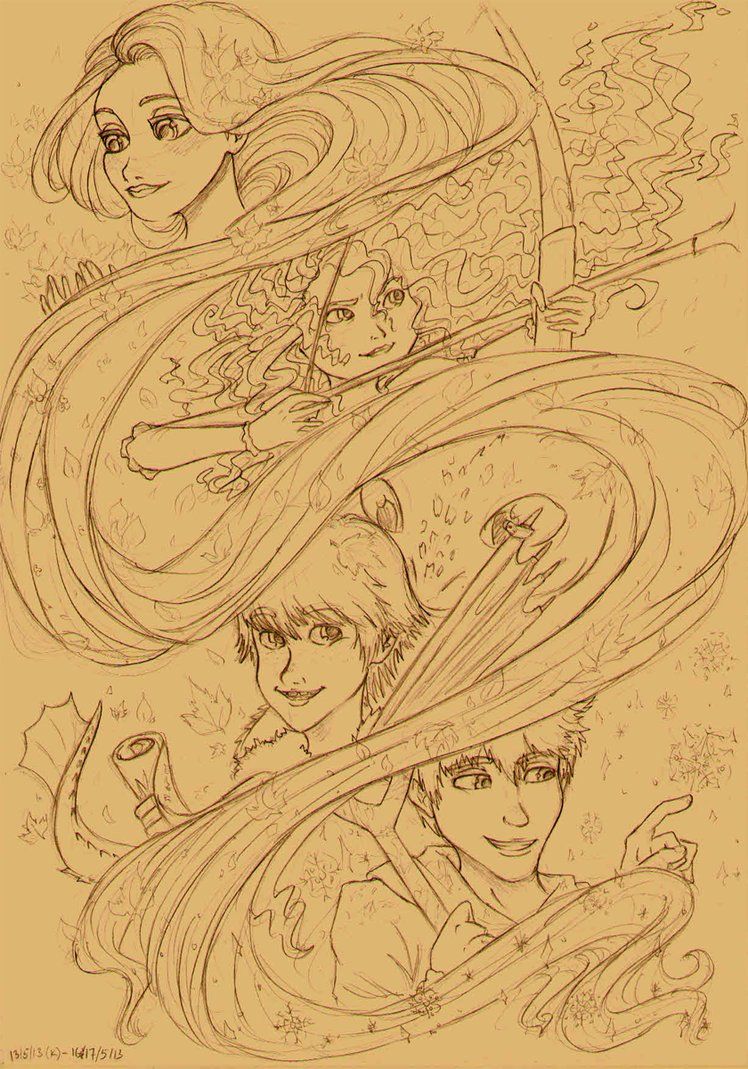 748x1069 The Big Four Seasons(Sketch) By Lovehinasasu For Miss Mo - Four Seasons Sketch