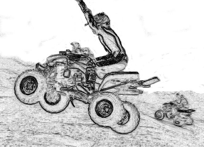 663x478 4 Wheeler Coloring Pages 234 Printables Coloring - Four Wheeler Sketch