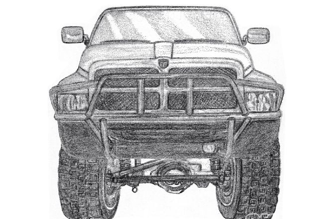 660x440 1011or 07 +off Road Unloaded Letters To The Editor Dodge Ram - Four Wheeler Sketch