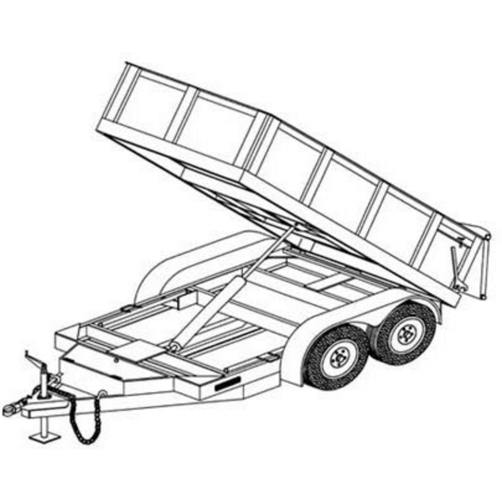 1024x1024 Collection Of 18 Wheeler Truck Drawing High Quality, Free - Four Wheeler Sketch