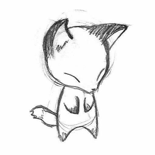 511x511 Foxy Fox - Fox Animal Sketch